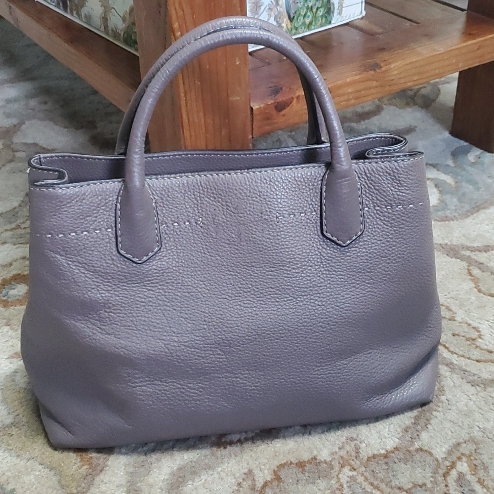 Tory Burch McGraw center zip 3 compartment satchel